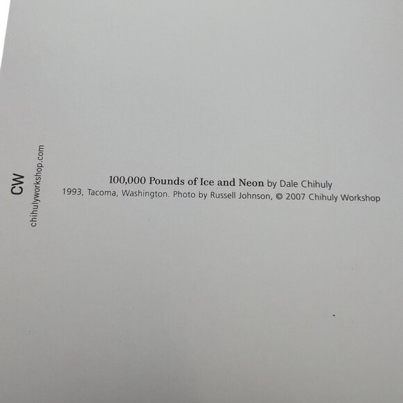 Fire By Dale Chihuly 32 Full-Color Postcards 2007 Chihuly Workshop Art Booklet - Picture 6 of 9